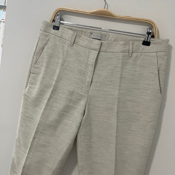 Gap Gray Tailored Crop Khaki Pants Size 10 - Picture 3 of 4